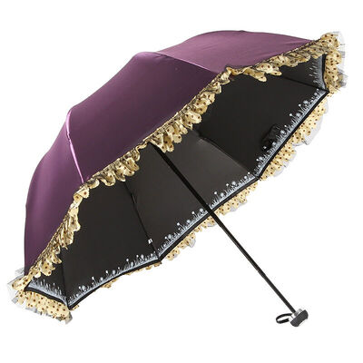 Parkson sunny vulgar vulgaris sunscreen folding arched lace princess umbrella 4320 Begonia red 
Parkson sunny vulgar vulgaris sunscreen folding arched lace princess umbrella 4320 Begonia red