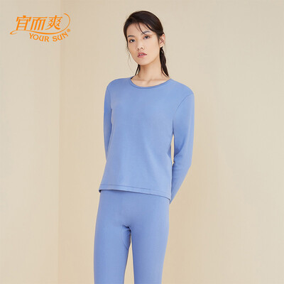 YOUR SUN cotton ladies autumn clothing long trousers suit basic section thermal underwear round neck large size combed cotton shirt CN85 gray purple M160
YOUR SUN cotton ladies autumn clothing long trousers suit basic section thermal underwear round neck large size combed cotton shirt CN85 gray purple M160