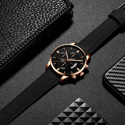 CUENA Men Fashion Leather Band Quartz Watch Simple Calendar Business Watches Casual Big Dial Wrist Watch
CUENA Men Fashion Leather Band Quartz Watch Simple Calendar Business Watches Casual Big Dial Wrist Watch