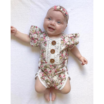 Cute Newborn Baby Kids Girls Lace Floral Jumpsuit Romper Bodysuit Outfit Clothes
Cute Newborn Baby Kids Girls Lace Floral Jumpsuit Romper Bodysuit Outfit Clothes