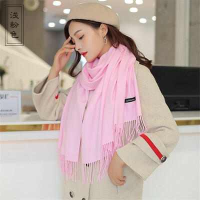 Scarf female han edition female autumn&winter pure color imitation cashmere neck 250 grams joker long tassel does not drop woo
Scarf female han edition female autumn&winter pure color imitation cashmere neck 250 grams joker long tassel does not drop woo