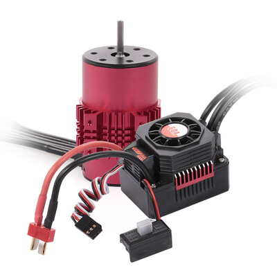 SURPASS HOBBY 3660 2600KV Brushless Motor with Heat Sink&60A ESC with BEC Waterproof for 110 18 RC Car Truck
SURPASS HOBBY 3660 2600KV Brushless Motor with Heat Sink&60A ESC with BEC Waterproof for 110 18 RC Car Truck
