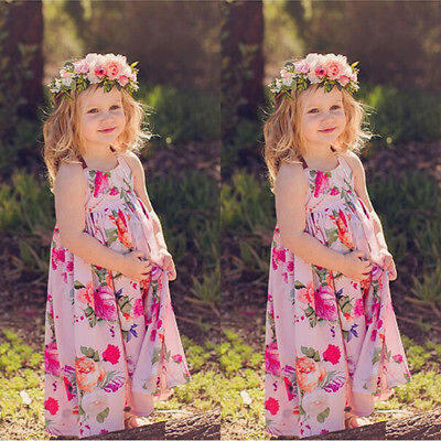 Lovely Girls Flower Print Princess Dress Sleeveless Kids Casual Dress Sundress
Lovely Girls Flower Print Princess Dress Sleeveless Kids Casual Dress Sundress