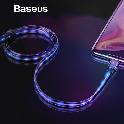 Baseus LED 24A USB Cable for iphone XR Max 8 7 6 5 Qi Charging&Data Transfer Full line flash light Cable
Baseus LED 24A USB Cable for iphone XR Max 8 7 6 5 Qi Charging&Data Transfer Full line flash light Cable