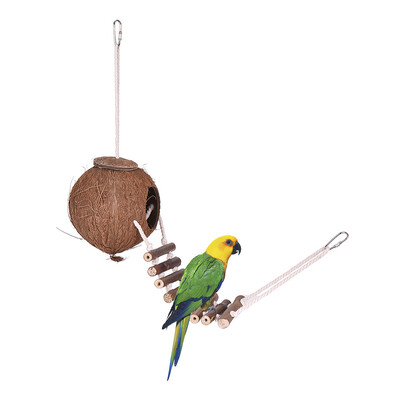 Coconut Bird House Nest Hideaway Bird Cage Accessories Swing Chew Toy for Birds Parrots Budgerigar Macaw Parakeet Cockatoo
Coconut Bird House Nest Hideaway Bird Cage Accessories Swing Chew Toy for Birds Parrots Budgerigar Macaw Parakeet Cockatoo