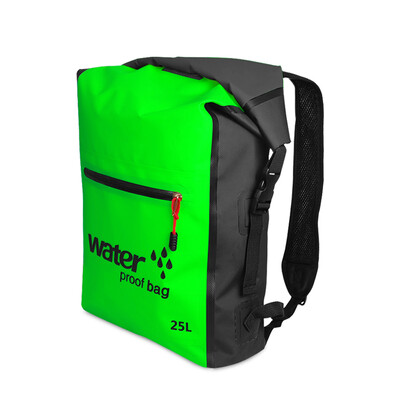 25L Outdoor Waterproof Dry Bag Roll Top Floating Backpack for Kayaking Rafting Boating River Trekking