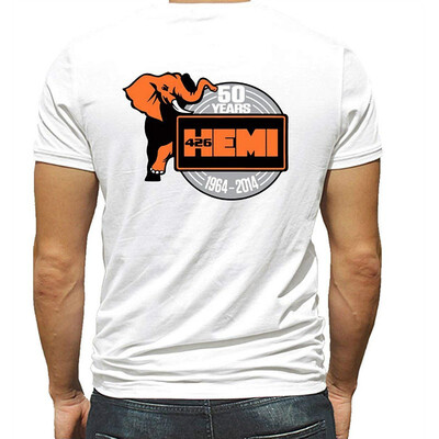 50 Years 426 Hemi Mopar Auto Drag Racing Hot Rat Rod White Short Sleeve T-Shirt
50 Years 426 Hemi Mopar Auto Drag Racing Hot Rat Rod White Short Sleeve T-Shirt