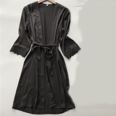 Sexy Lingerie Women Silk Lace Robe Dress Nightdress Sleepwear Kimono Pyjamas Set
Sexy Lingerie Women Silk Lace Robe Dress Nightdress Sleepwear Kimono Pyjamas Set