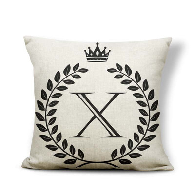 Alphabet Letter A-Z Cushion Covers Family Initial King Queen Crown Pillow Case School Home Gifts Toss Pillow Large Cotton Linen
Alphabet Letter A-Z Cushion Covers Family Initial King Queen Crown Pillow Case School Home Gifts Toss Pillow Large Cotton Linen