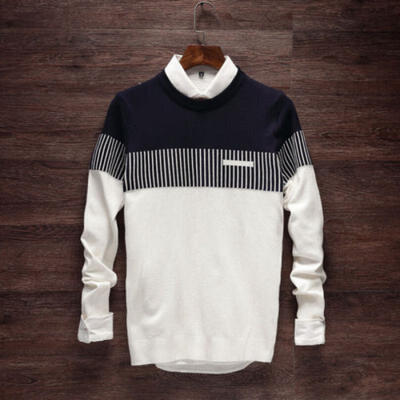 USA Fashion Cardigan Jacket Jumper Men Knit Pullover Coat Long Sleeve Sweater YY