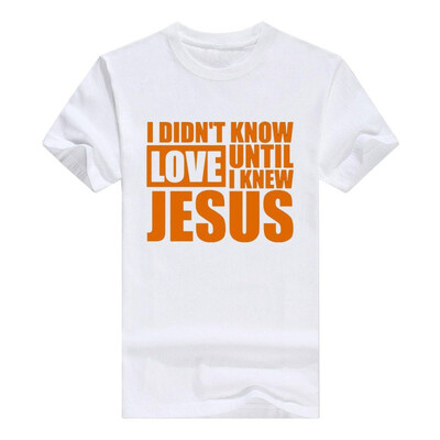 Christian Religious Men Tshirt I Didnt Know Love Until Jesus 
Christian Religious Men Tshirt I Didnt Know Love Until Jesus