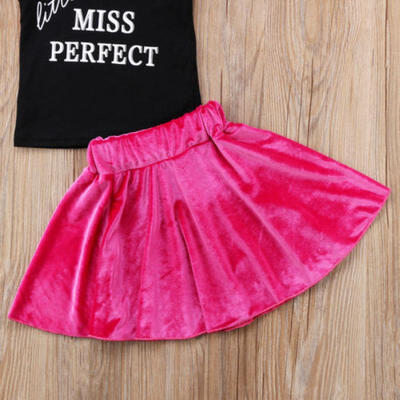 2pcs Toddler Kids Baby Girls T-shirt TopsVelvet Skirt Dress Clothes Outfits Set 
2pcs Toddler Kids Baby Girls T-shirt TopsVelvet Skirt Dress Clothes Outfits Set