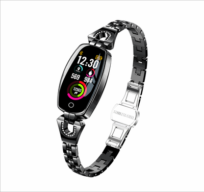 H8 fashion smart bracelet HD color screen weather forecast dynamic UI heart rate blood pressure health detection female bracelet
H8 fashion smart bracelet HD color screen weather forecast dynamic UI heart rate blood pressure health detection female bracelet