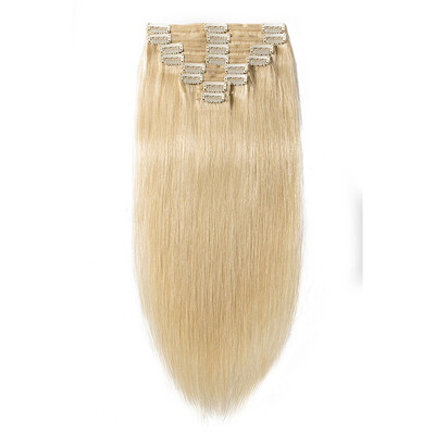 Clip in 100 Remy Human Hair Extensions double weft Grade 7A Quality Full Head 8pcs 18clips Soft Silky Straight for Women
Clip in 100 Remy Human Hair Extensions double weft Grade 7A Quality Full Head 8pcs 18clips Soft Silky Straight for Women