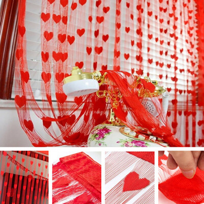 1PC Romantic Heart Shape Line curtain living room sheer curtain small heart curtain tulle screening soft line curtain decoration
1PC Romantic Heart Shape Line curtain living room sheer curtain small heart curtain tulle screening soft line curtain decoration