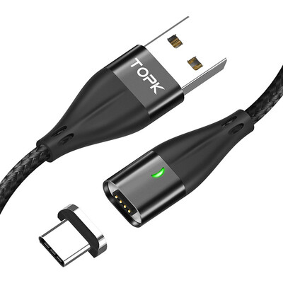 TOPK 3A USB Type C Magnetic Cable for Xiaomi Redmi Note 7 Fast Charging Data Cable for Samsung Galaxy S9 S8 Note 9 Type-C Cable
TOPK 3A USB Type C Magnetic Cable for Xiaomi Redmi Note 7 Fast Charging Data Cable for Samsung Galaxy S9 S8 Note 9 Type-C Cable