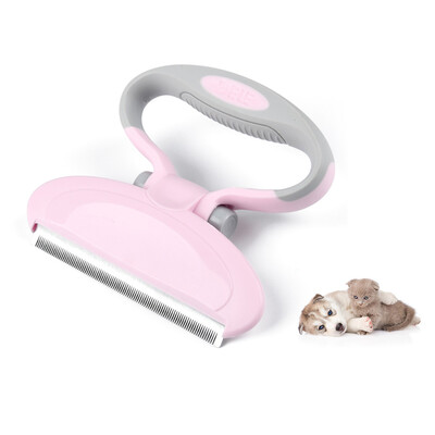 Pet Grooming Brush Comb Pet Hair Remover Shedding Tool with Adjustable Handle for Cats Dogs
Pet Grooming Brush Comb Pet Hair Remover Shedding Tool with Adjustable Handle for Cats Dogs