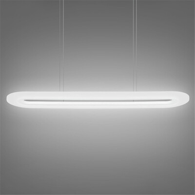 Baycheer HL482194 80CM Stepless Adjustable Modern Acrylic Suspension Lighting Ceiling Lights Hollow Ellipse Shaped