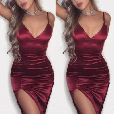 Women Bodycon Slim Short Mini Dress Evening Cocktail Party Clubwear Pencil Dress
Women Bodycon Slim Short Mini Dress Evening Cocktail Party Clubwear Pencil Dress