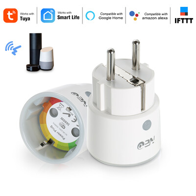 NEO Smart Power Plug Smart Home Socket Voice Control Compatible with Amazon Alexa&for Google Home IFTTT Timing Function Remote
NEO Smart Power Plug Smart Home Socket Voice Control Compatible with Amazon Alexa&for Google Home IFTTT Timing Function Remote