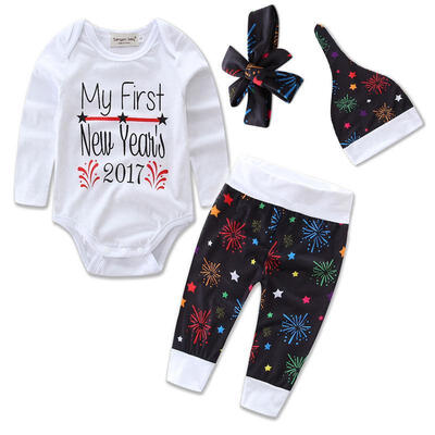 Newborn Baby Girls Cotton Tops Romper Floral Pants Outfits 4Pcs Set Clothes
Newborn Baby Girls Cotton Tops Romper Floral Pants Outfits 4Pcs Set Clothes