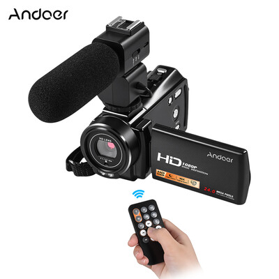 Andoer HDV-V7 PLUS 1080P Full HD 24MP Portable Digital Video Camera Camcorder Remote Control Infrared Night Vision Recorder 16X Zo
Andoer HDV-V7 PLUS 1080P Full HD 24MP Portable Digital Video Camera Camcorder Remote Control Infrared Night Vision Recorder 16X Zo