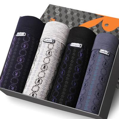 Playboy (PLAYBOY) 5279 Мужское нижнее белье Мужские штаны в талии четыре брюки эластичные стрейч-шорты 4 подарочной коробки многоцветный L
Playboy (PLAYBOY) 5279 Мужское нижнее белье Мужские штаны в талии четыре брюки эластичные стрейч-шорты 4 подарочной коробки многоцветный L