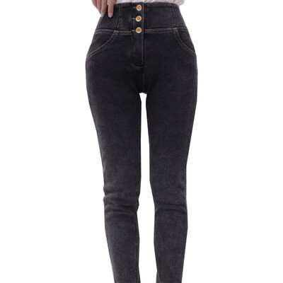 Winter 2018 Korean high waist honey peach buttock lady raise buttock show thin leisure pencil jeans&fleece sport pants
Winter 2018 Korean high waist honey peach buttock lady raise buttock show thin leisure pencil jeans&fleece sport pants