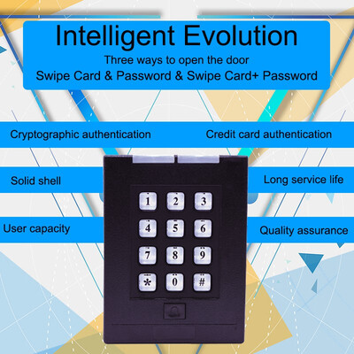 New RFID Access Control System Security Proximity Entry Door Lock Opener Door Strong Anti-jamming RFID Card Access Control Keypa
New RFID Access Control System Security Proximity Entry Door Lock Opener Door Strong Anti-jamming RFID Card Access Control Keypa
