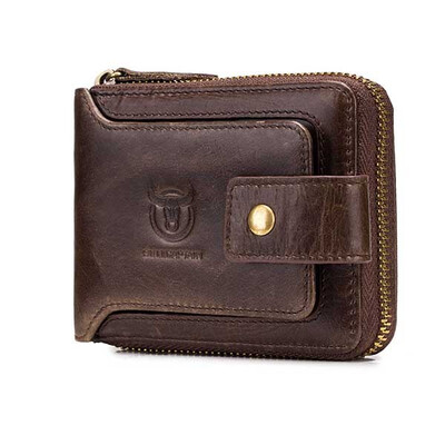 BULLCAPTAIN Men Genuine Leather Brand RFID Wallet Male Organizer Coin Purse Pockets Slim Fashion Zipper Clamp Wallet Card Holder
BULLCAPTAIN Men Genuine Leather Brand RFID Wallet Male Organizer Coin Purse Pockets Slim Fashion Zipper Clamp Wallet Card Holder