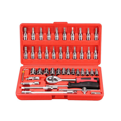 53pcs Multifunctional Professional Steel Socket Wrench Tool Set Car Repair Toolbox Automobile&Motorcycle Tools
53pcs Multifunctional Professional Steel Socket Wrench Tool Set Car Repair Toolbox Automobile&Motorcycle Tools