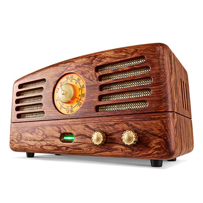 Elvis MAO KING R601 Elvis 1 retro radio wireless Bluetooth speaker Bluetooth audio rosewood version
Elvis MAO KING R601 Elvis 1 retro radio wireless Bluetooth speaker Bluetooth audio rosewood version