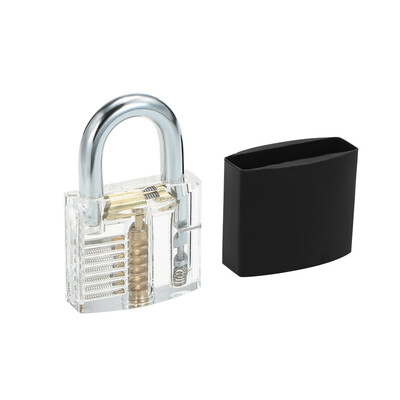 Locksmith Transparent Locks Pick Visible Cutaway Practice View Padlock Training Skill For Furniture Hardware With Black Silicone
Locksmith Transparent Locks Pick Visible Cutaway Practice View Padlock Training Skill For Furniture Hardware With Black Silicone