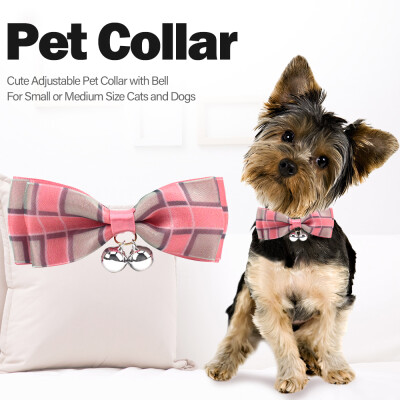 Cat&Dog Collar with Bell Cute Pet Bowtie Adjustable Bowtie Collar for Small or Medium Cats&Dogs
Cat&Dog Collar with Bell Cute Pet Bowtie Adjustable Bowtie Collar for Small or Medium Cats&Dogs