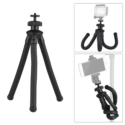Universal Flexible Octopus Tripod Handy Tripod Stand 360 Degree Rotation Holder for DSLR ILDC Phone Action Camera
Universal Flexible Octopus Tripod Handy Tripod Stand 360 Degree Rotation Holder for DSLR ILDC Phone Action Camera