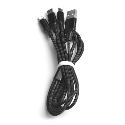 APPACS USB Cable For iPhone X Charging Charger 3 in 1 Micro USB Cable For Mobile Phone USB Type C Type-c Cable
APPACS USB Cable For iPhone X Charging Charger 3 in 1 Micro USB Cable For Mobile Phone USB Type C Type-c Cable