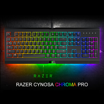 Razer Cynosa Chroma Pro Membrane Gaming keyboard RGB Backlit Keyboard for Game Fully Programmable Keys 104 Keys Spill-Resistant wi
Razer Cynosa Chroma Pro Membrane Gaming keyboard RGB Backlit Keyboard for Game Fully Programmable Keys 104 Keys Spill-Resistant wi
