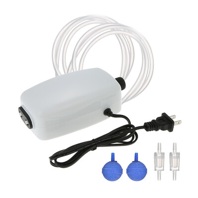 8W Mini Aquarium Air Pump Adjustable Air Flow Aquatic Oxygen Pump for Fish Tank with 2pcs 2m Soft Hose 2pcs Stop Valve 2pcs Ai
8W Mini Aquarium Air Pump Adjustable Air Flow Aquatic Oxygen Pump for Fish Tank with 2pcs 2m Soft Hose 2pcs Stop Valve 2pcs Ai