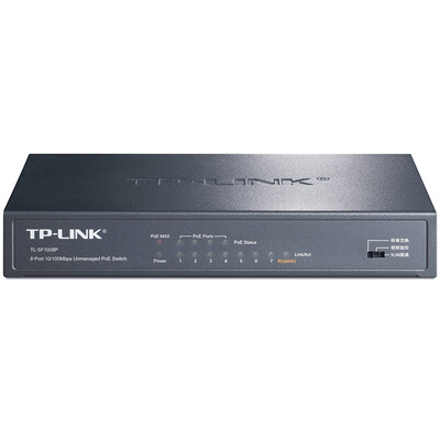 TP-LINK SF1008P 8-port 100M 4-port POE unmanaged PoE switch