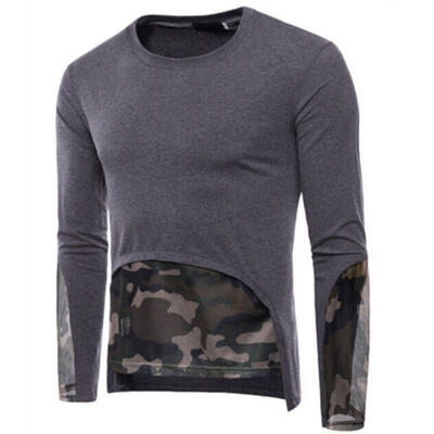 New Mens O Neck Camouflage T-Shirts Long Sleeve Cotton Pullover Comfy Tops LA 
New Mens O Neck Camouflage T-Shirts Long Sleeve Cotton Pullover Comfy Tops LA