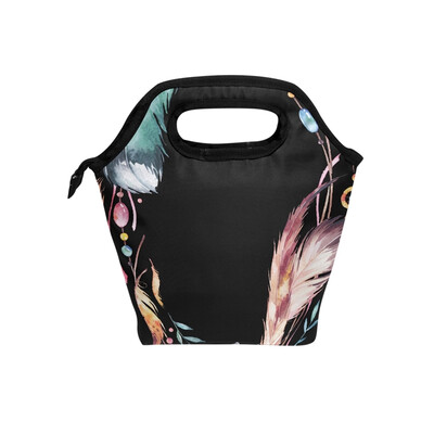 Lunch Tote Bag Ellipse Feather Travel Picnic Insulated Lunch Handbags Portable Zipper Lunch Bag Box
Lunch Tote Bag Ellipse Feather Travel Picnic Insulated Lunch Handbags Portable Zipper Lunch Bag Box