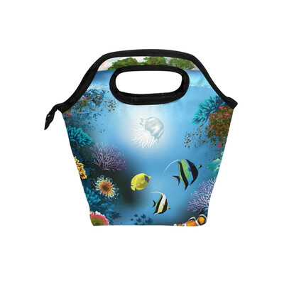 Lunch Tote Bag Colorful Fish Travel Picnic Insulated Lunch Handbags Portable Zipper Lunch Bag Box
Lunch Tote Bag Colorful Fish Travel Picnic Insulated Lunch Handbags Portable Zipper Lunch Bag Box