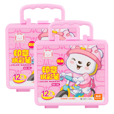 True color Truecolor WM-108 true color cool acridine series small barrel seal watercolor pen 12 color pink 2 boxes
True color Truecolor WM-108 true color cool acridine series small barrel seal watercolor pen 12 color pink 2 boxes
