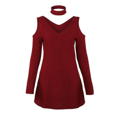 US Women Off Shoulder Sexy Chocker Sweater Swearshirt Dress Pullover Top Jumper
US Women Off Shoulder Sexy Chocker Sweater Swearshirt Dress Pullover Top Jumper