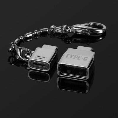 Type-C Adapter Kit Converter Micro USB to Type C Adapter & USB to Type-C with OTG Function Metal Material Anti-lost Ring for Macbo
Type-C Adapter Kit Converter Micro USB to Type C Adapter & USB to Type-C with OTG Function Metal Material Anti-lost Ring for Macbo