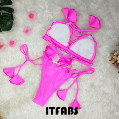 Women Push-up Padded Bra Bandage Bikini Set Swimsuit Triangle Swimwear Bathing 
Women Push-up Padded Bra Bandage Bikini Set Swimsuit Triangle Swimwear Bathing