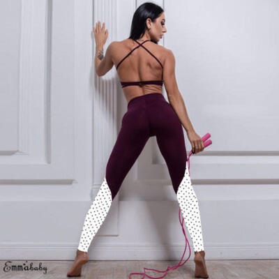 Women Yoga Fitness Leggings Sports High Waist Pants Running Gym Stretch Trousers
Women Yoga Fitness Leggings Sports High Waist Pants Running Gym Stretch Trousers
