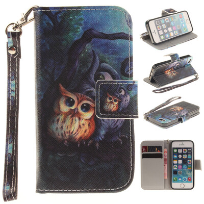 Oil painting owl Design PU Leather Flip Cover Wallet Card Holder Case for IPHONE 5/5S/5SE
Oil painting owl Design PU Leather Flip Cover Wallet Card Holder Case for IPHONE 5/5S/5SE