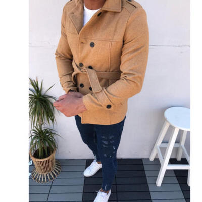 Mens British Casual Wool Outwear Long Overcoat Coat Jacket Trench Winter Warm
Mens British Casual Wool Outwear Long Overcoat Coat Jacket Trench Winter Warm