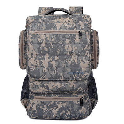 Sanlango (SOCKO) компьютер сумка 15.6-17 дюймов мужчин и женщин мода случайные многофункциональные рюкзак рюкзак сумка компьютер сумка SH-672 серый цвет камуфляжа
Sanlango (SOCKO) компьютер сумка 15.6-17 дюймов мужчин и женщин мода случайные многофункциональные рюкзак рюкзак сумка компьютер сумка SH-672 серый цвет камуфляжа
